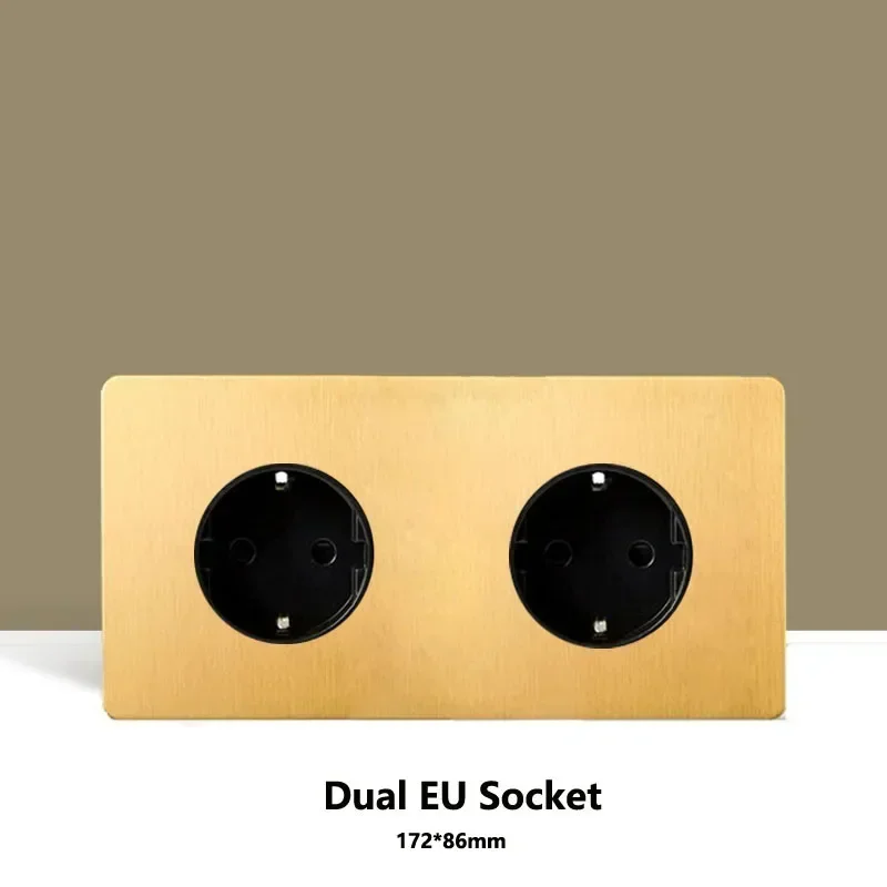 Home Improvement Ideas - Wall Light Toggle Switch Gold Stainless