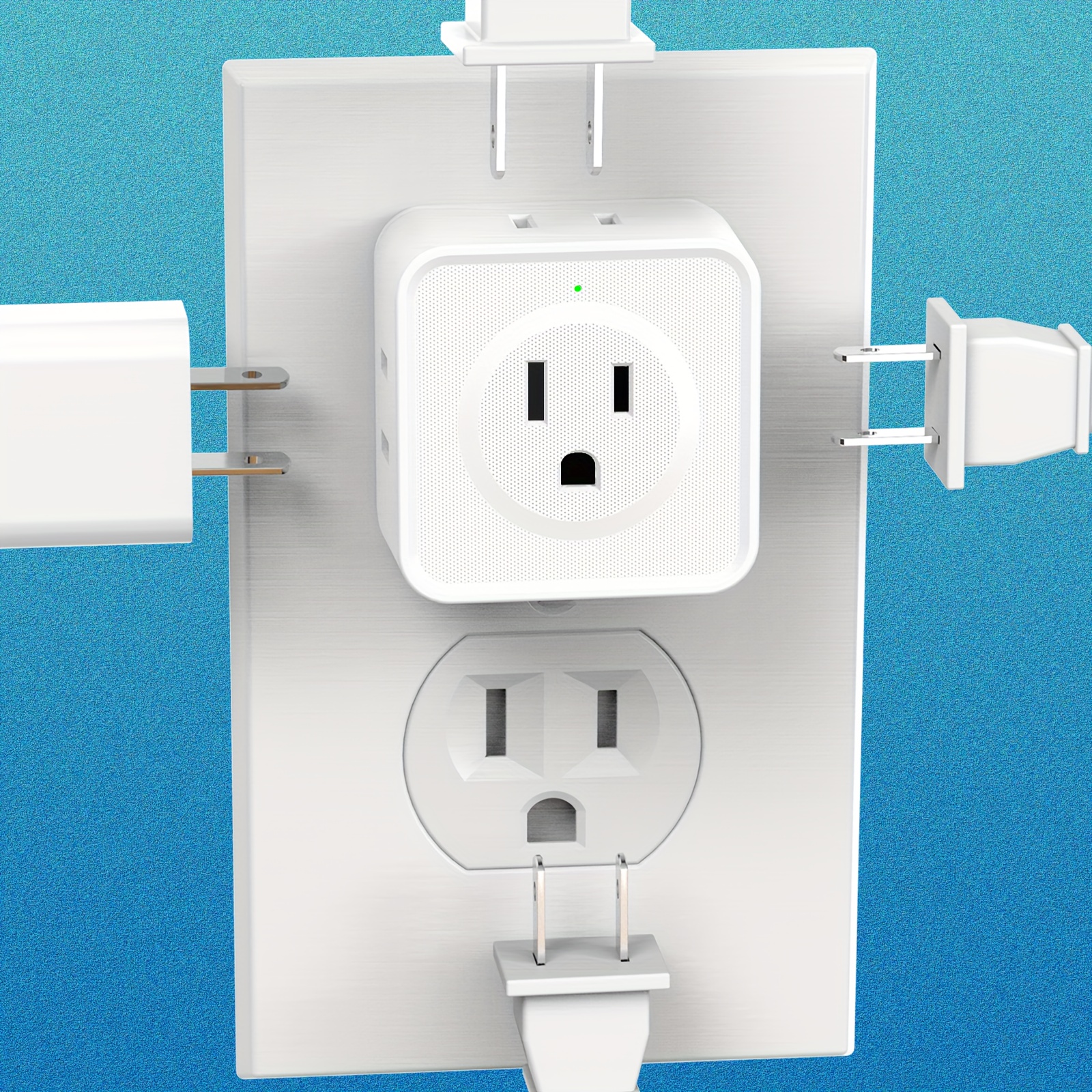 Wall Anchor Plastic - US Plug Wall Outlet Expander Multi
