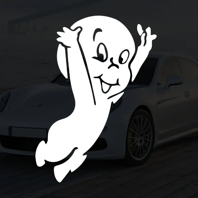 Vinyl Floor Plank - Vinyl Casper Ghost Car Decal –