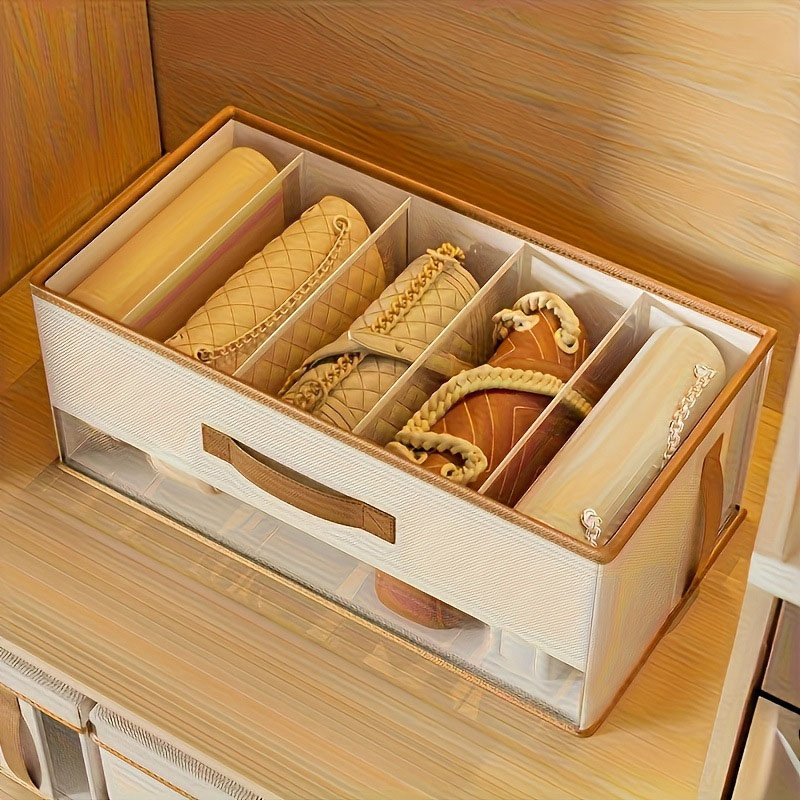 Cabinet Handle Pull - Large Capacity 5-Drawer Organizer, Non-Woven Fabric