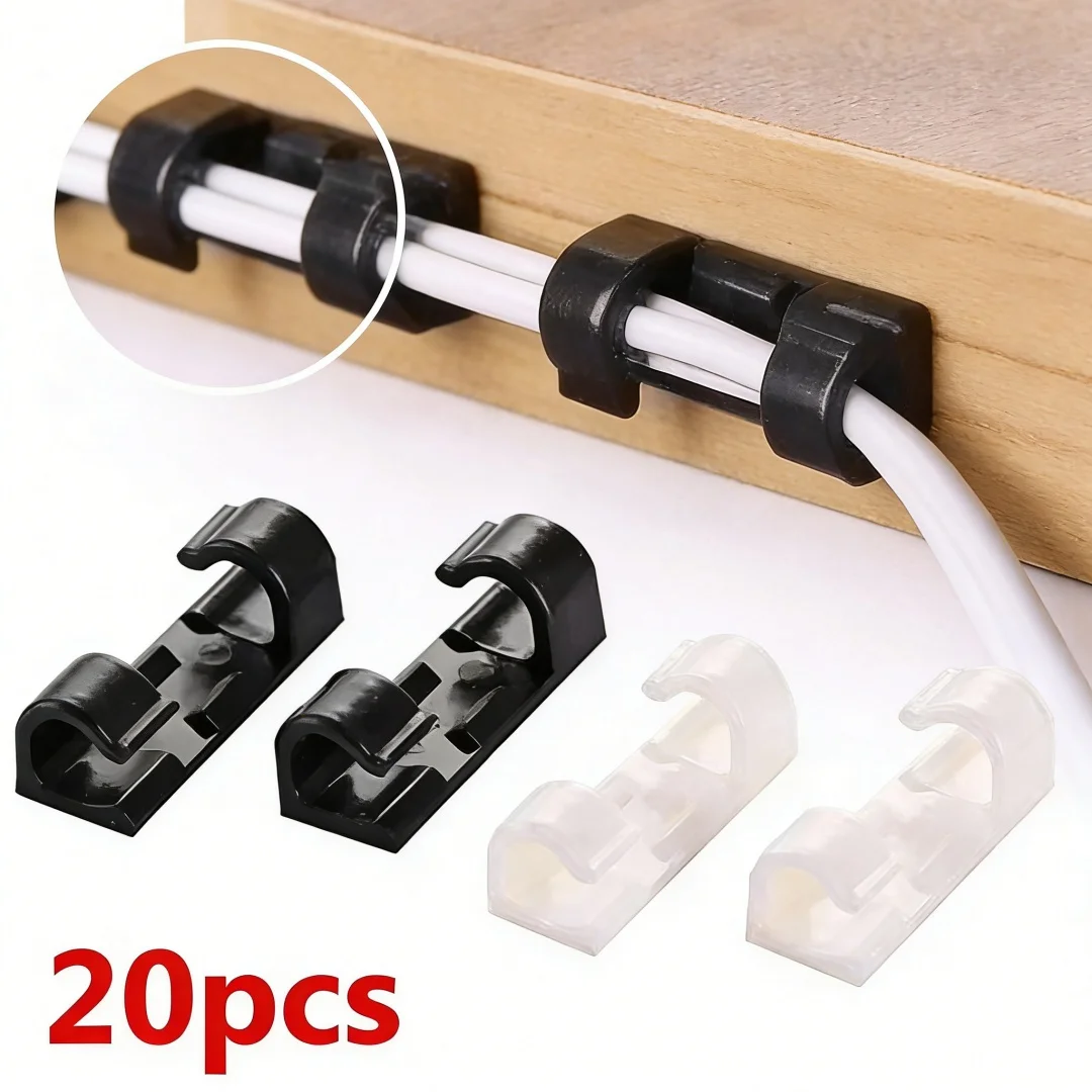 Wall Anchor Plastic - No-punch Cable Manager, Wall Sticker, Traceless