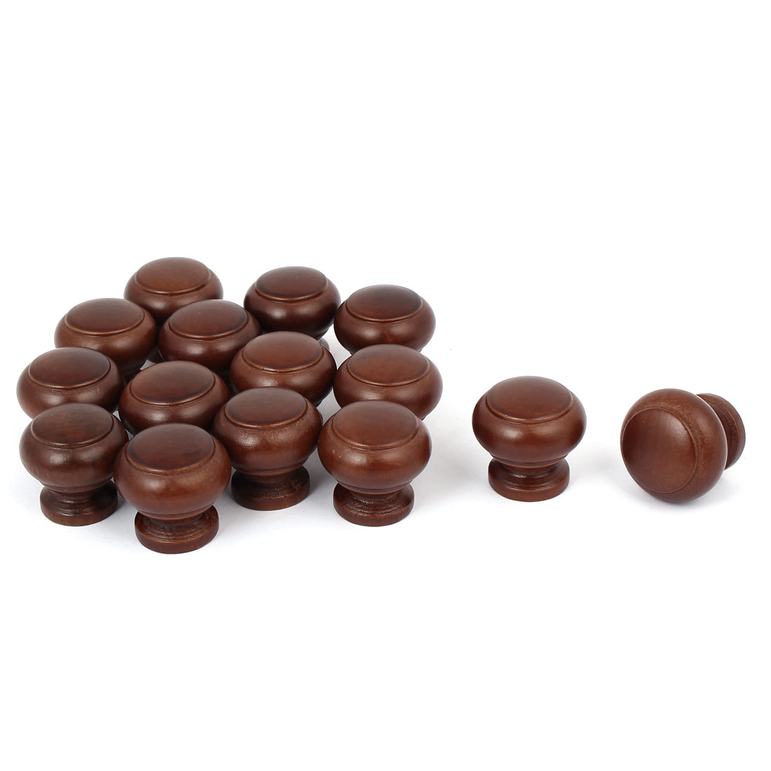Cabinet Handle Pull - uxcell 15pcs Home Cabinet Drawer Wooden