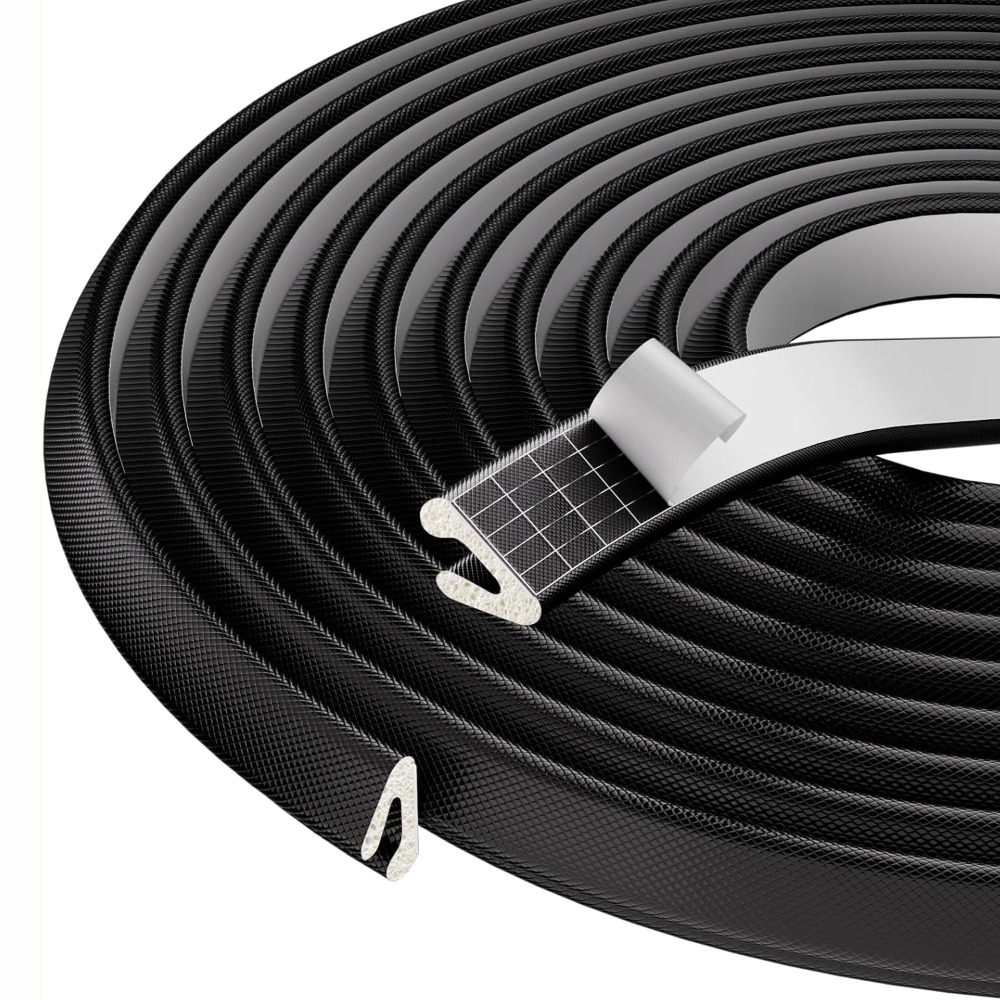 Door Stopper Rubber - New V Shape Weather Stripping Self-Adhesive