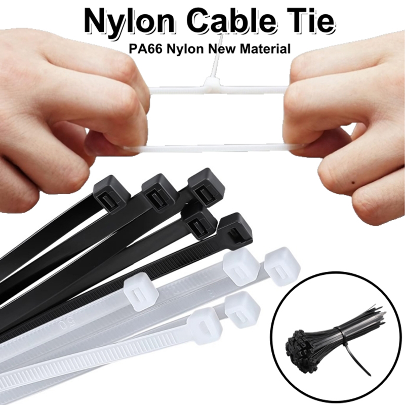 Home Improvement In - Self-Locking Nylon Ties Adjustable Multi-Purpose Cable