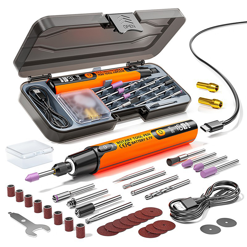 Home Improvement Diy - Cordless Rotary Tool Kit with 6