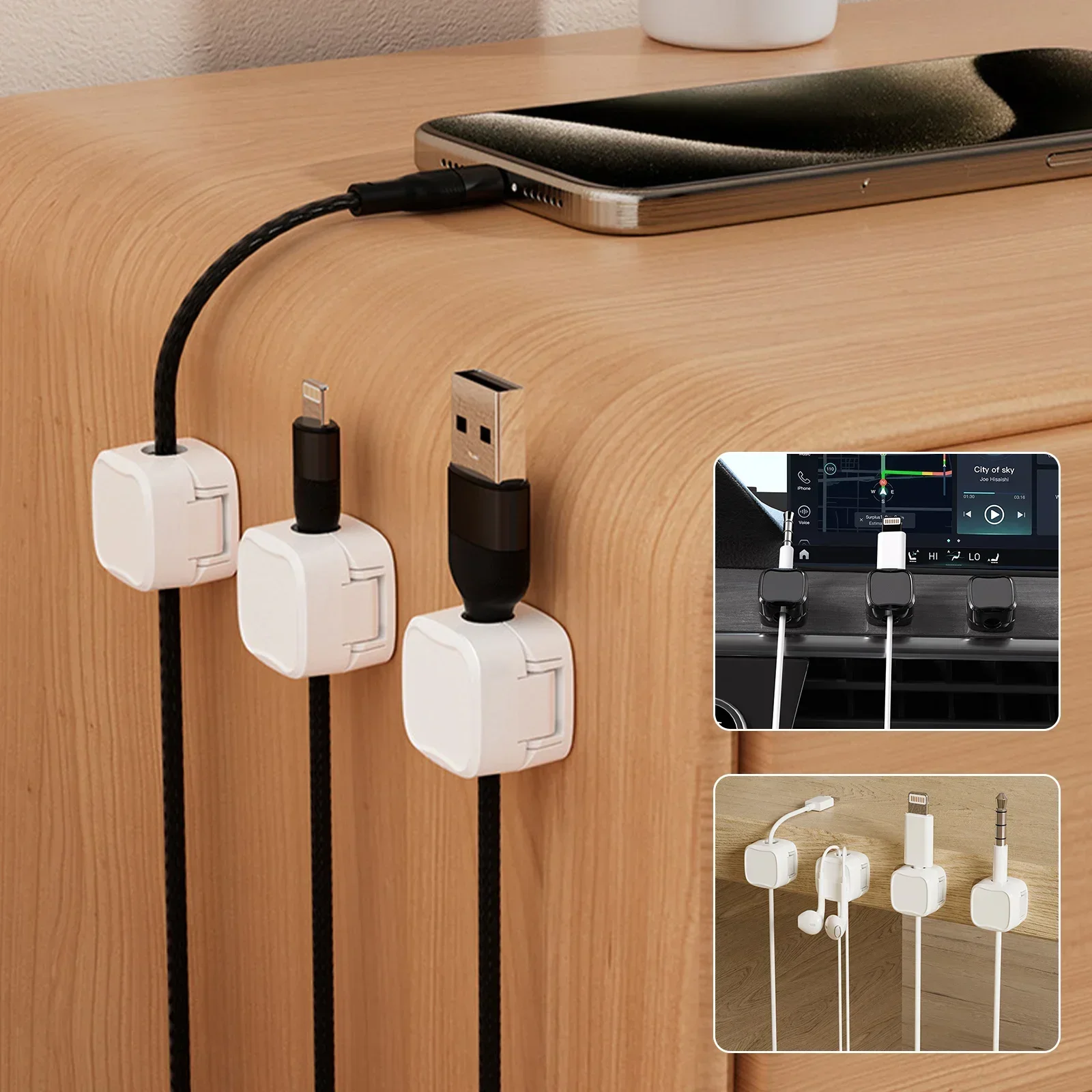 6/12/24PCS Magnetic Cable Orga - Wall Anchor Plastic review and price