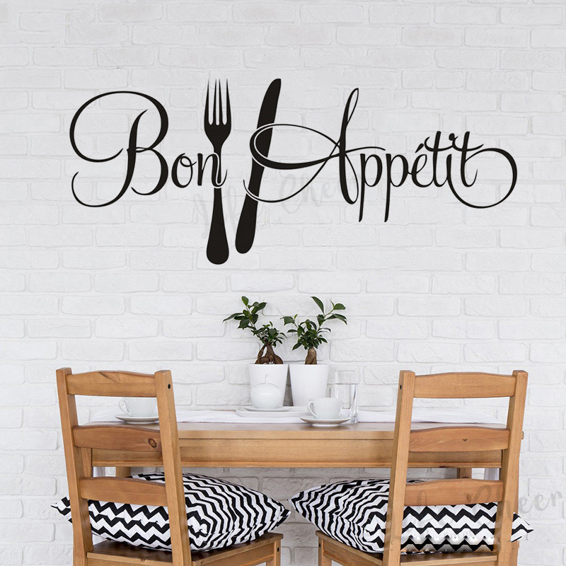 French Bon Appétit Quote Wall  - Vinyl Floor Plank review and price