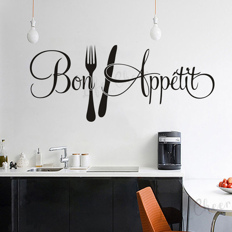 French Bon Appétit Quote Wall  - Vinyl Floor Plank review and price