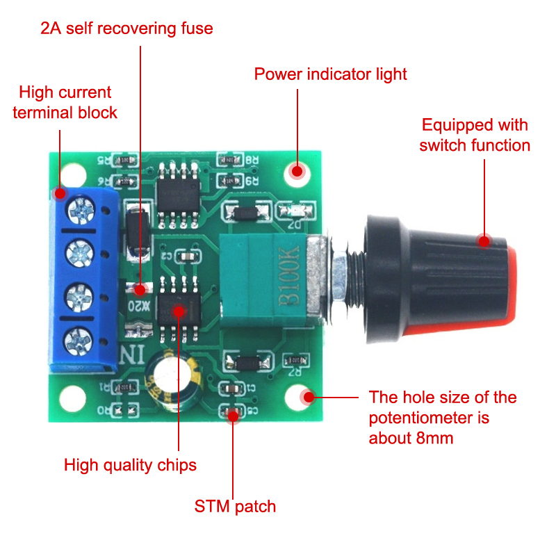 1Pcs Adjustable Speed DC Motor - Home Improvement In review and price