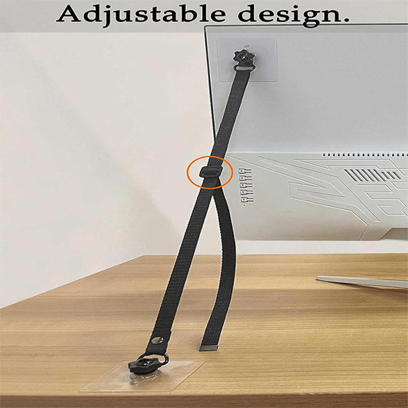 2 Pack Adjustable TV Safety St - Wall Anchor Plastic review and price