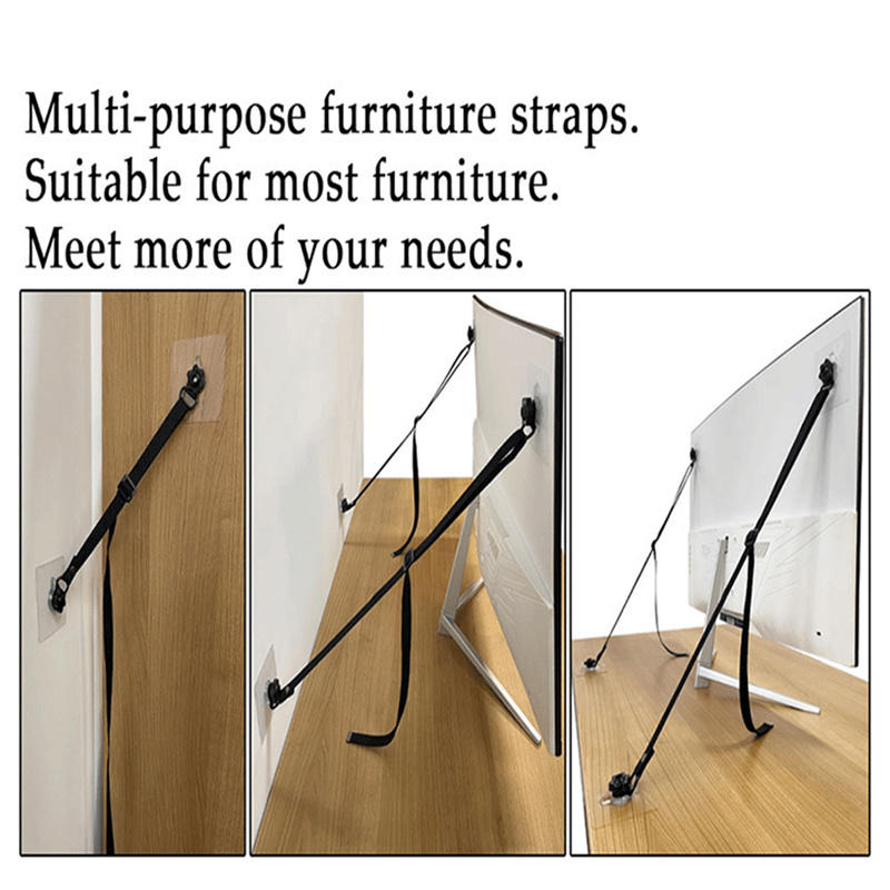 2 Pack Adjustable TV Safety St - Wall Anchor Plastic review and price