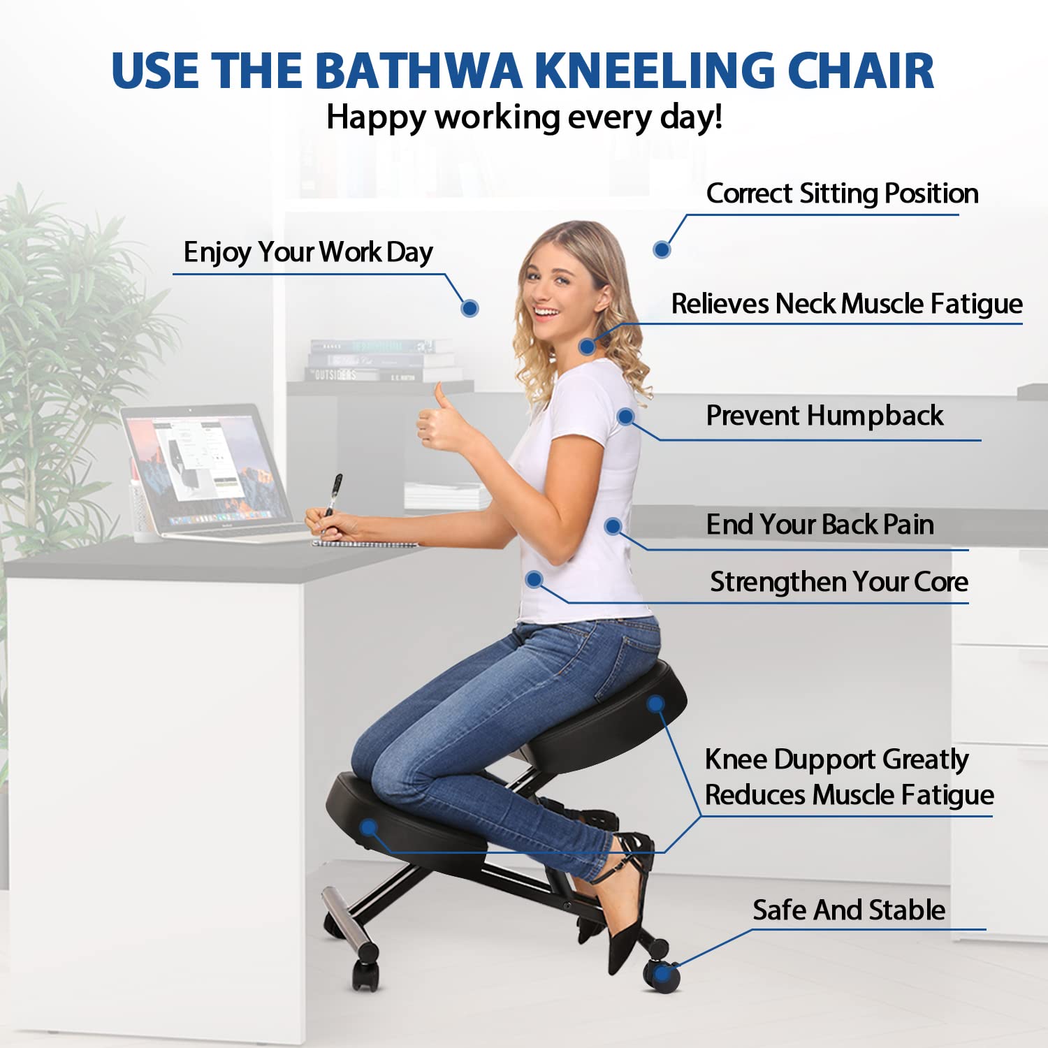 Kneeling Chair Ergonomic for O - Home Improvement In review and price
