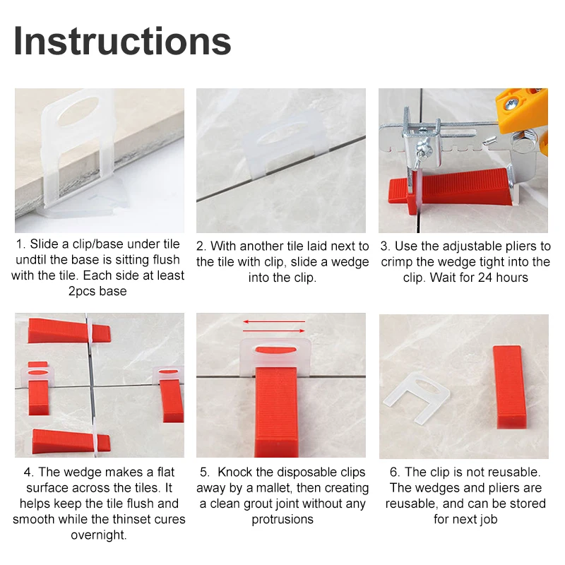 100pcs Ceramic Tile Leveling S - Tile Leveling Clip review and price