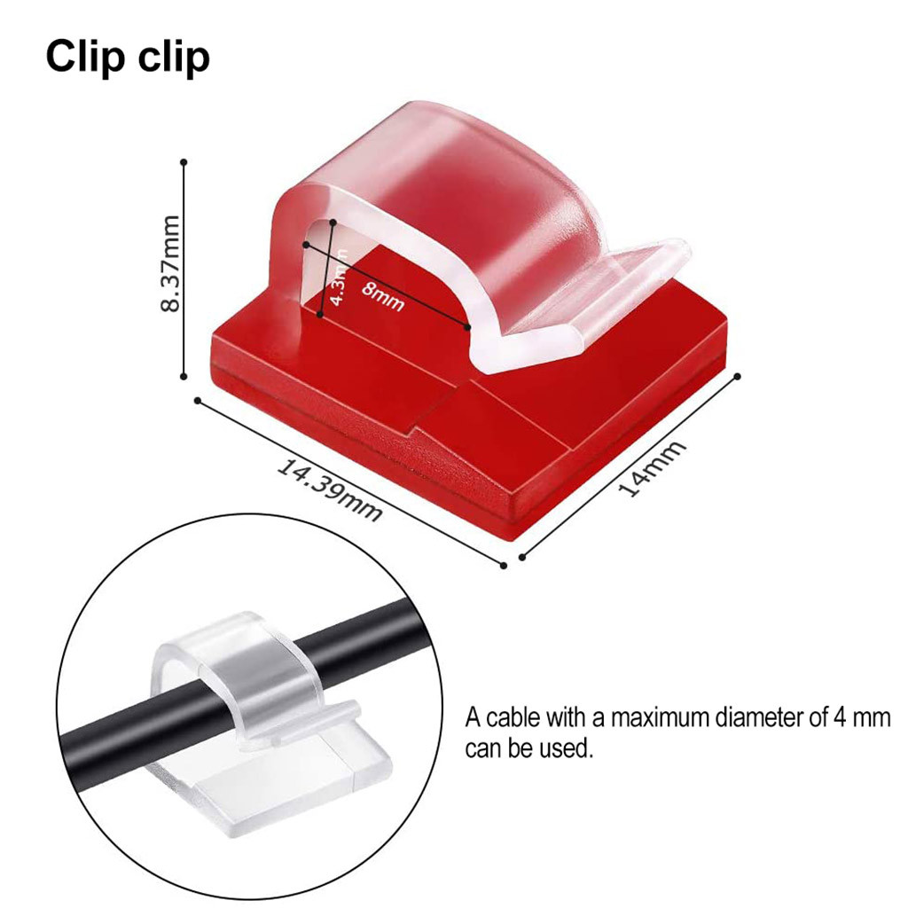 50pcs Cable Organizer Clips Ca - Cable Staple Clip review and price