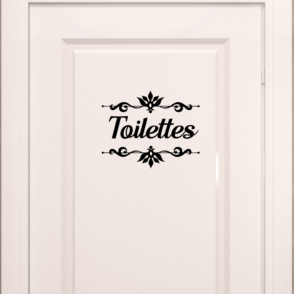 French Toilettes with Flower B - Vinyl Floor Plank review and price