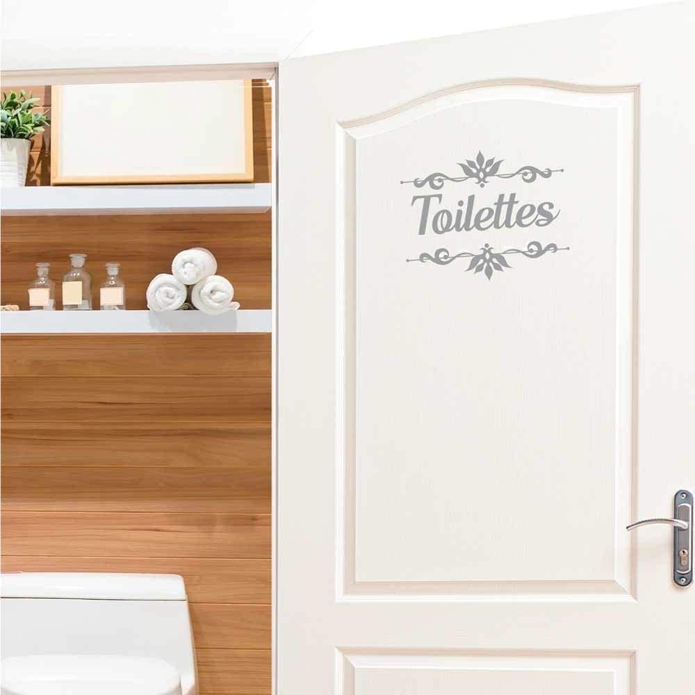 French Toilettes with Flower B - Vinyl Floor Plank review and price