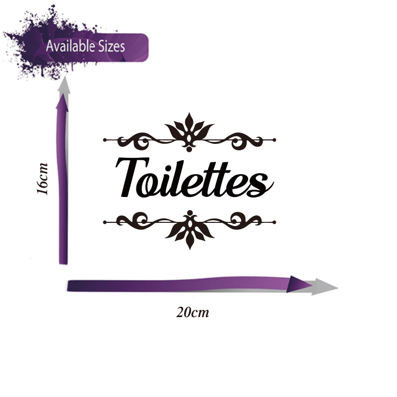 French Toilettes with Flower B - Vinyl Floor Plank review and price