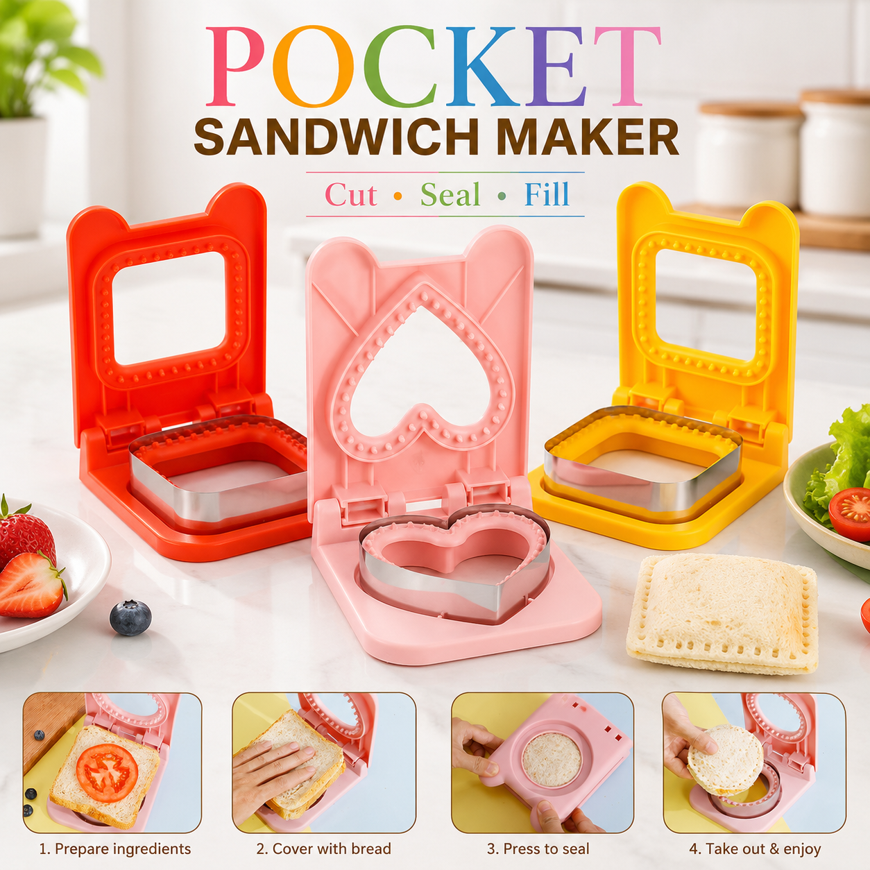 Pocket Sandwich Maker Stainles - Home Improvement Diy review and price