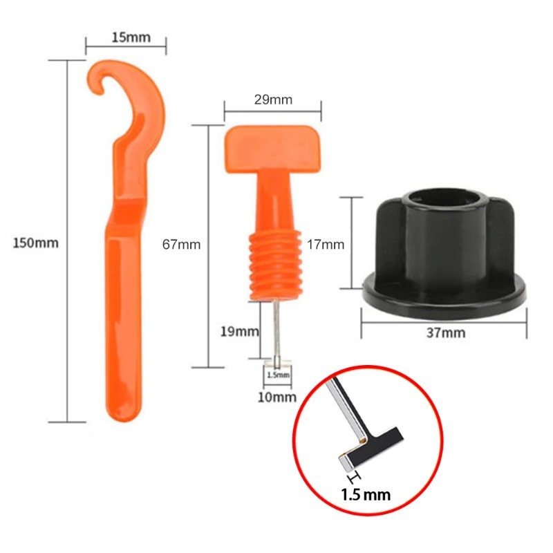 51Pcs Floor Tile Leveling Syst - Tile Leveling Clip review and price