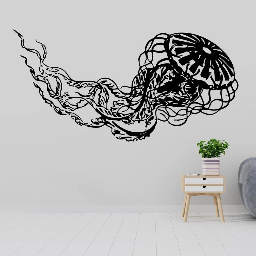 Vinyl Wall Sticker Ocean Jelly - Vinyl Floor Plank review and price