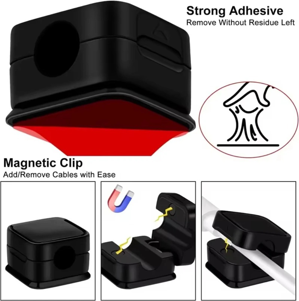 Magnetic Strong ​Cable Clips A - Wall Anchor Plastic review and price