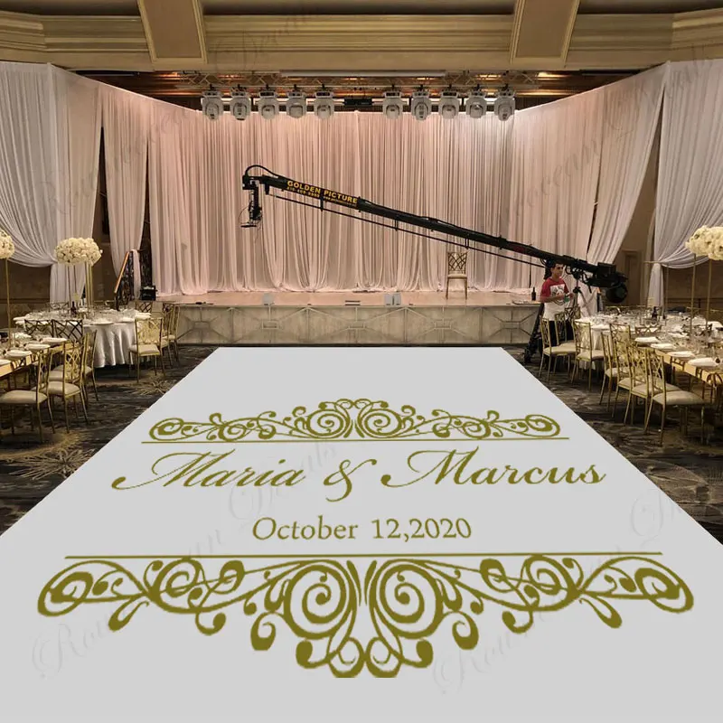 Custom Wedding Name & Date Mon - Vinyl Floor Plank review and price