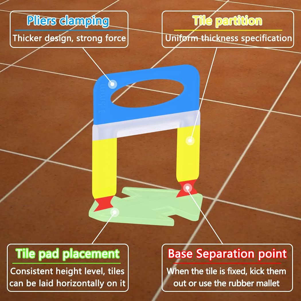 100pcs Set Tile Leveling Syste - Tile Leveling Clip review and price