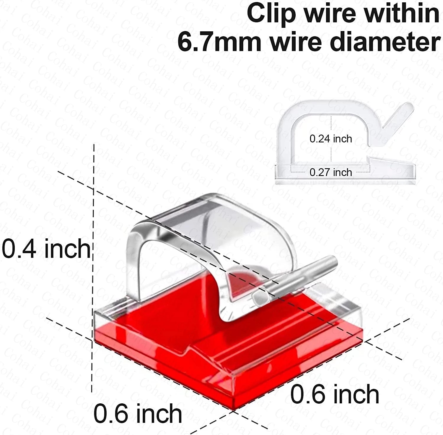 50pcs Self Adhesive Outdoor Ca - Cable Staple Clip review and price