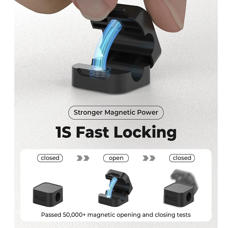 ​Magnetic Cable Clips Adjustab - Wall Anchor Plastic review and price