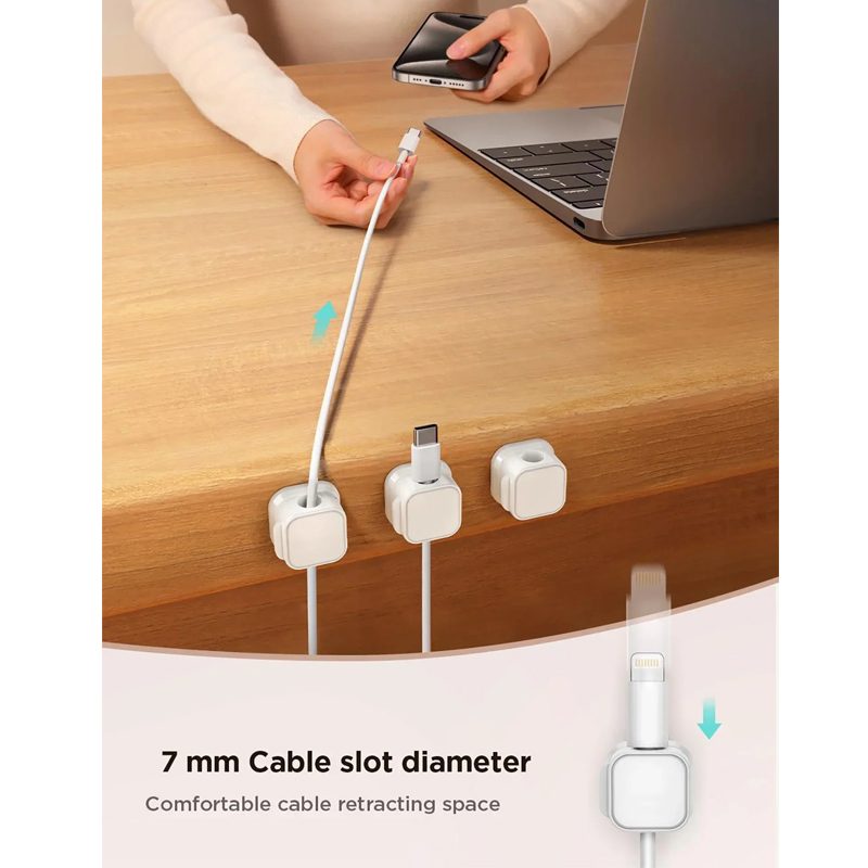 ​Magnetic Cable Clips Adjustab - Wall Anchor Plastic review and price