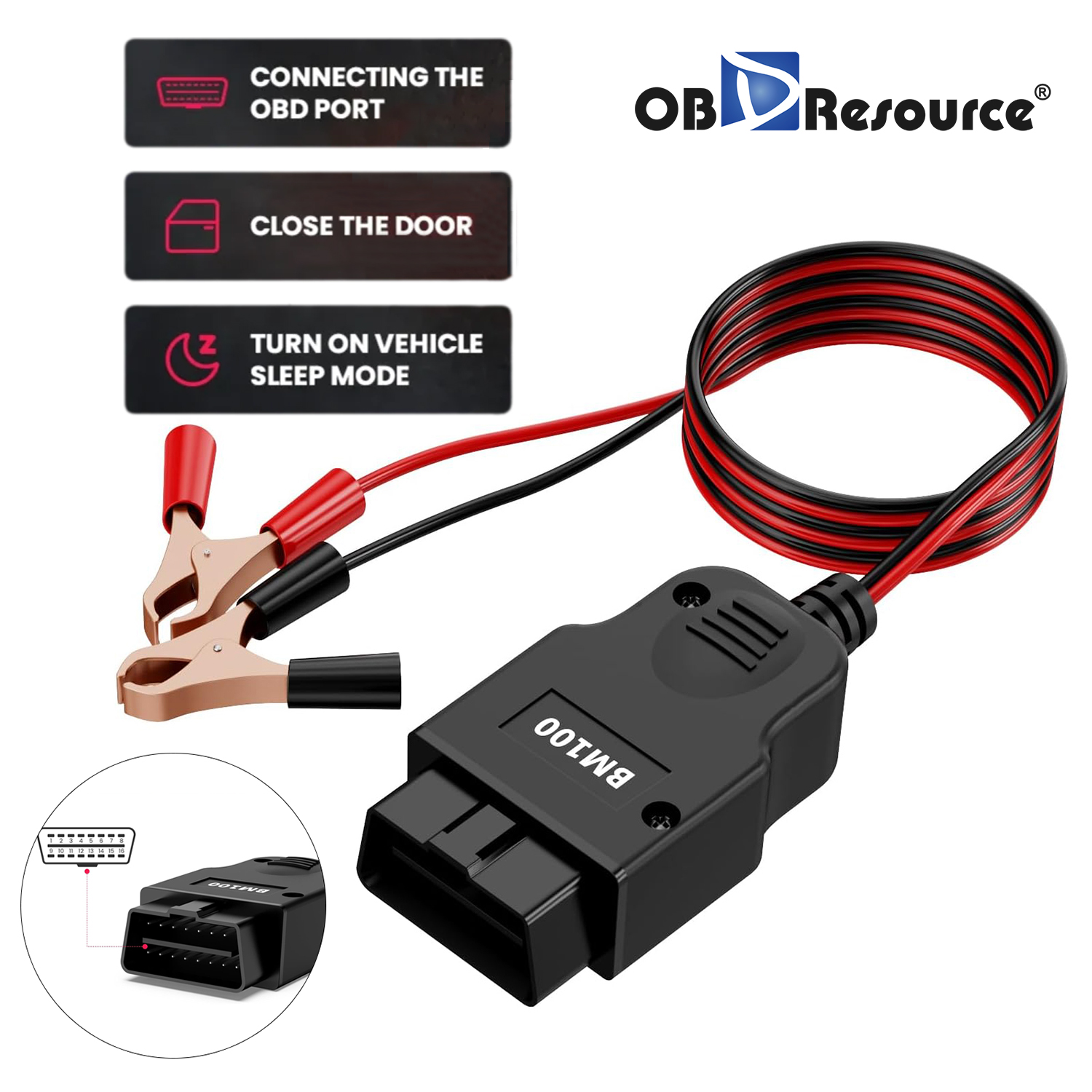 OBD II Car Memory Saver Cable  - Cable Staple Clip review and price