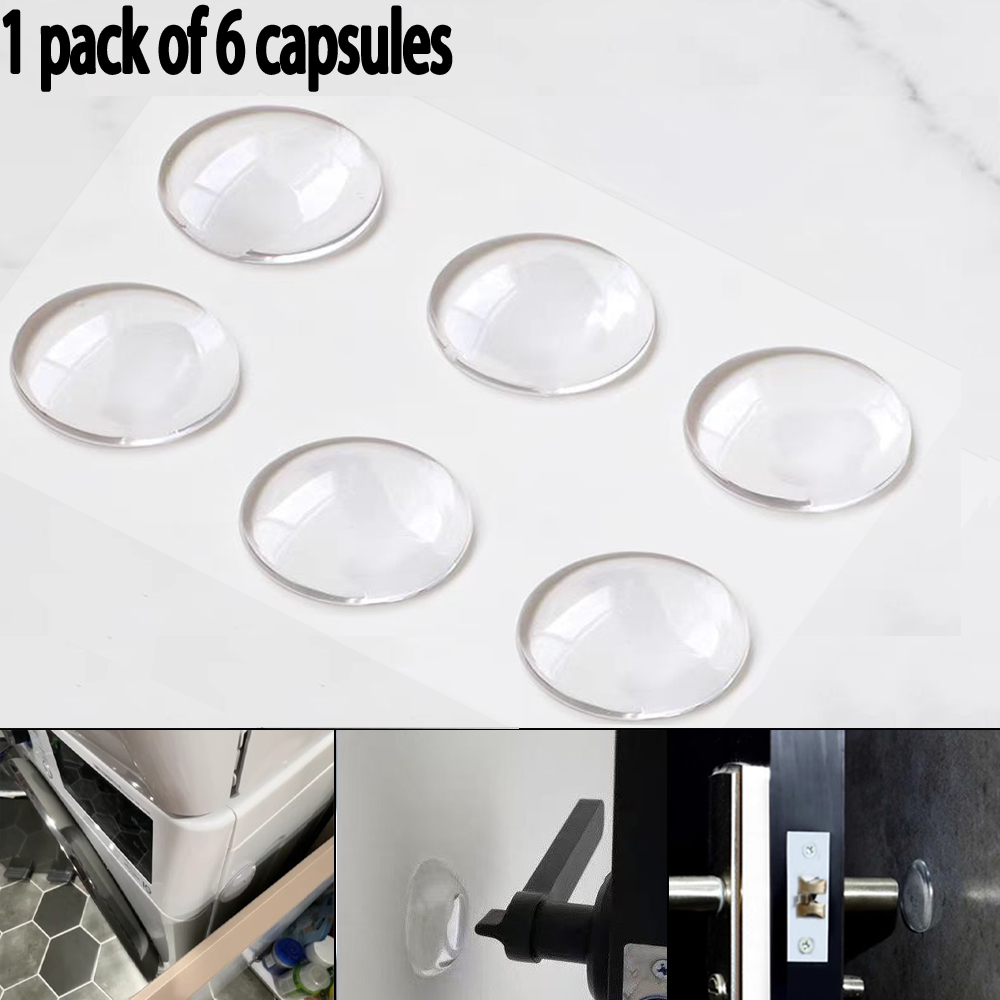 Silent Clear Silicone Door Sto - Door Stopper Rubber review and price