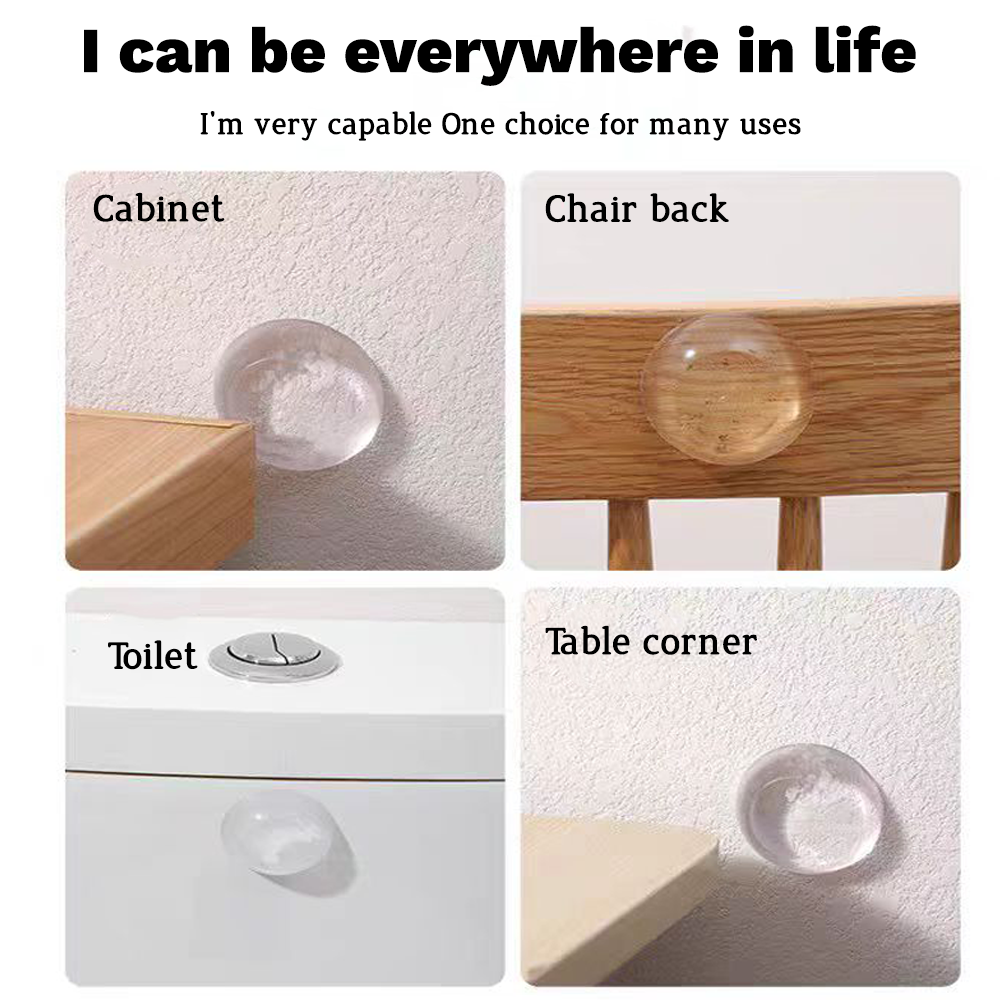 Silent Clear Silicone Door Sto - Door Stopper Rubber review and price