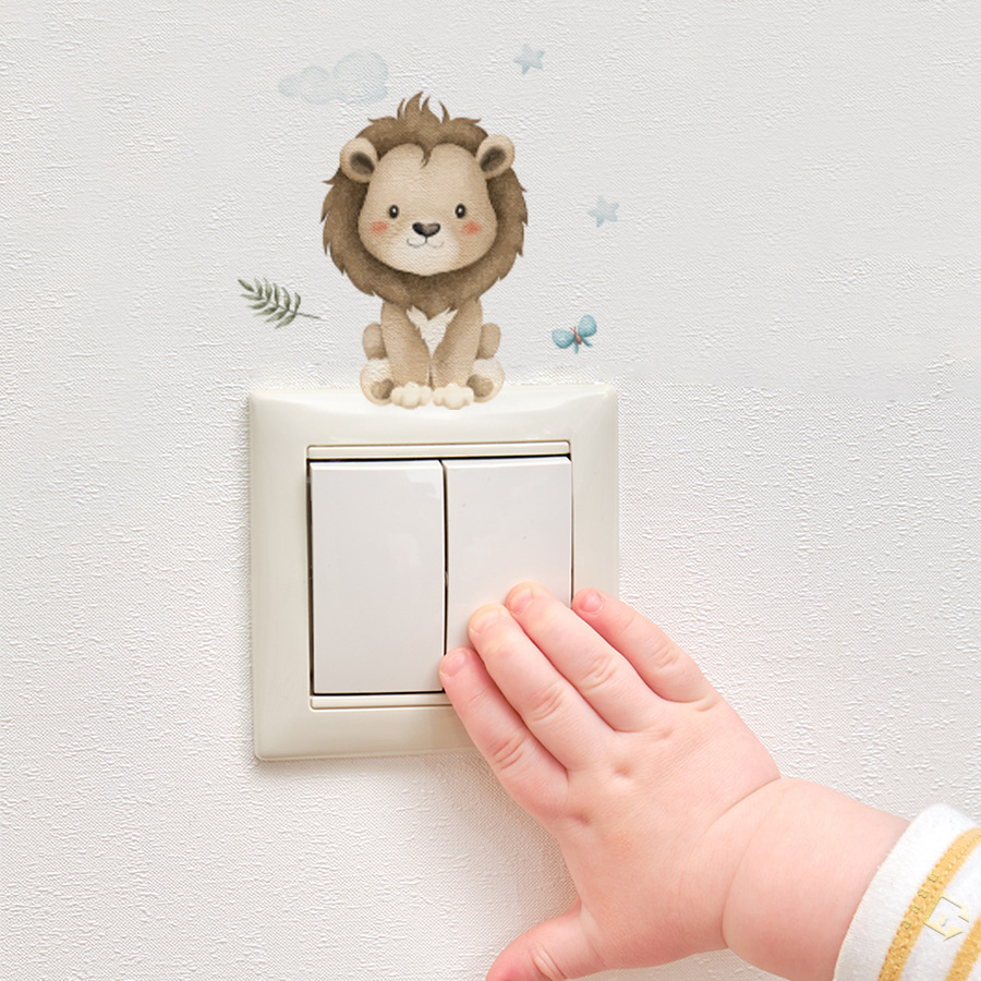 Cartoon Animals Switch Wall St - Vinyl Floor Plank review and price