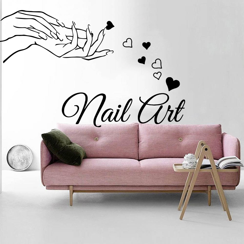 Beauty Nail Salon Girl Hand Wa - Vinyl Floor Plank review and price