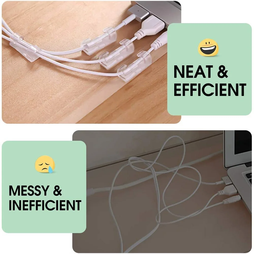 Self Adhesive Cable Management - Cable Staple Clip review and price