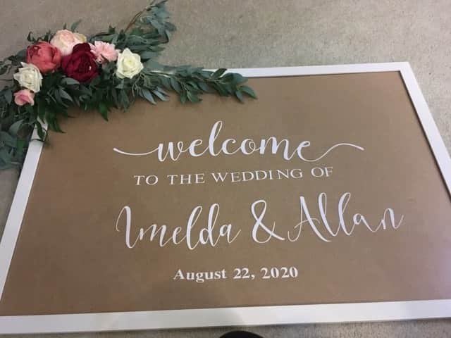 Wedding Welcome Mirror Vinyl S - Vinyl Floor Plank review and price