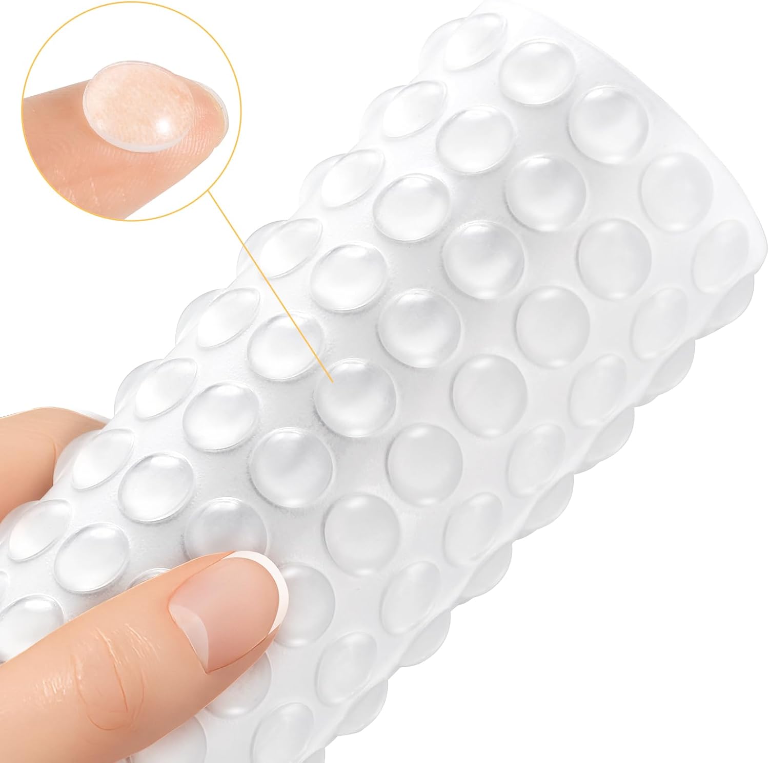 100Pcs Clear Rubber Feet Pads  - Door Stopper Rubber review and price