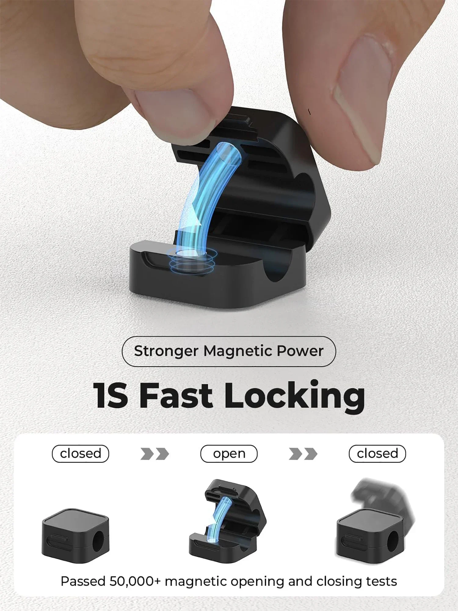 ​Magnetic Cable Clips Adjustab - Wall Anchor Plastic review and price