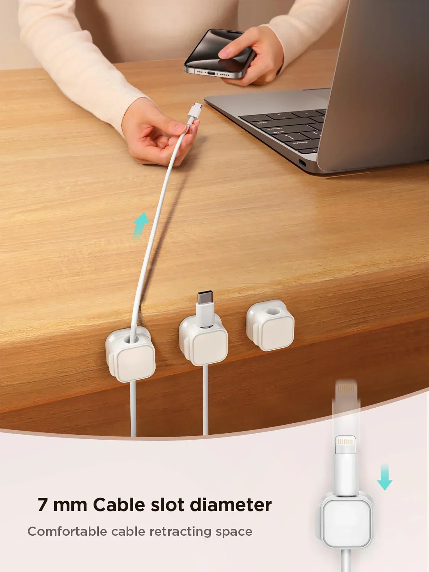 ​Magnetic Cable Clips Adjustab - Wall Anchor Plastic review and price